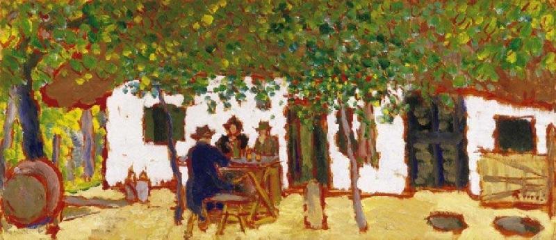 Jozsef Rippl-Ronai In the Vineyard china oil painting image